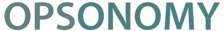 OPSONOMY logo in green text